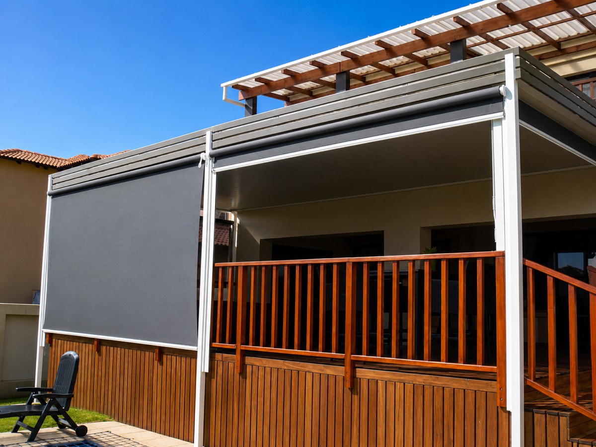 Outdoor roller blind in Durbanville